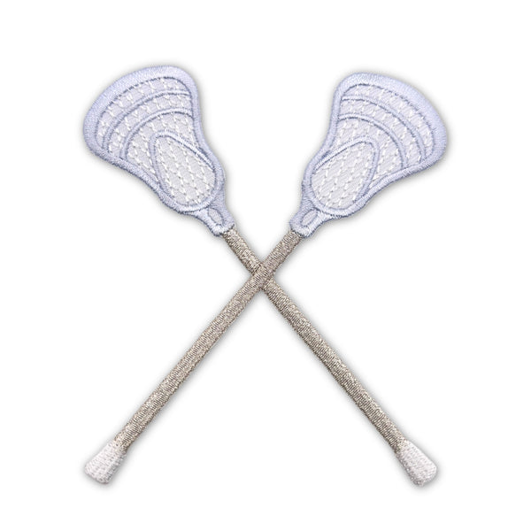 Lacrosse Sticks Iron-On Patch