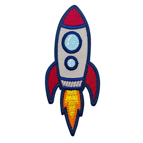 Rocket Iron-On Patch