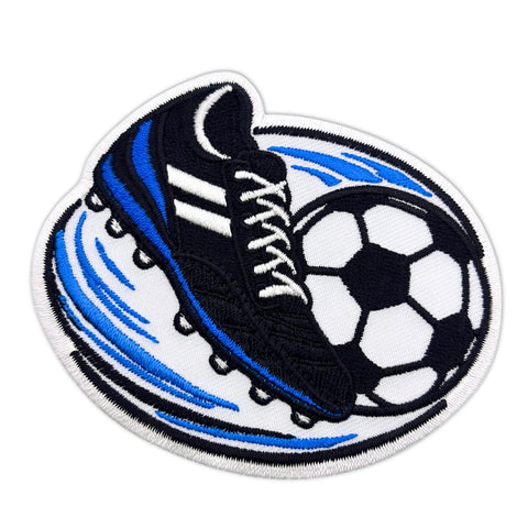 Football and Cleat Iron-On Patch