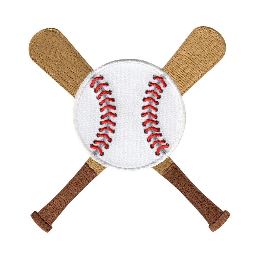 Baseball Iron-On Embroidered Appliqué Patch for Kids Sports 