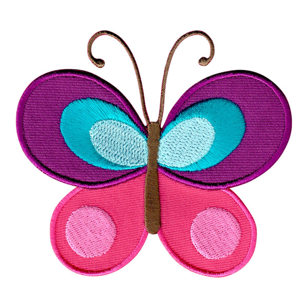 Butterfly Iron-On Patch Embroidered Appliqué for Kids