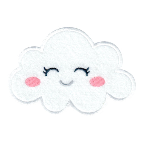 Cloud iron on patch Cloud applique