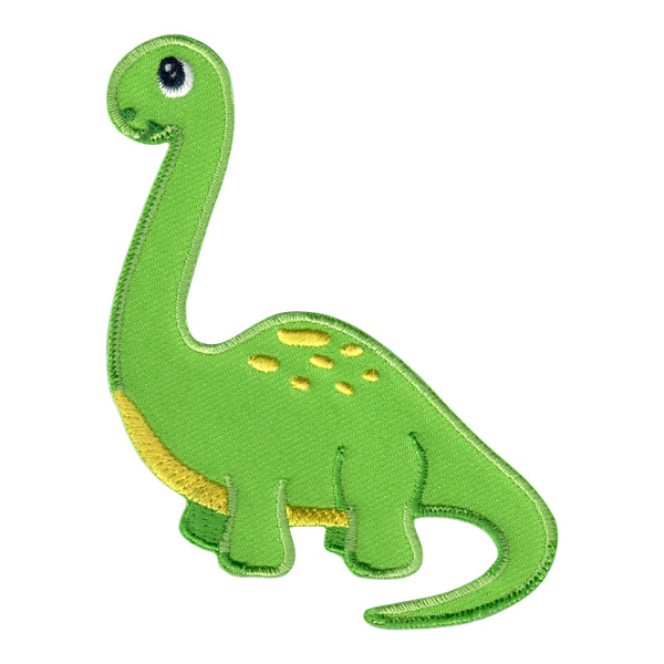 Dinosaur Iron On Patch - Embroidered Sew On Appliqué for Kids