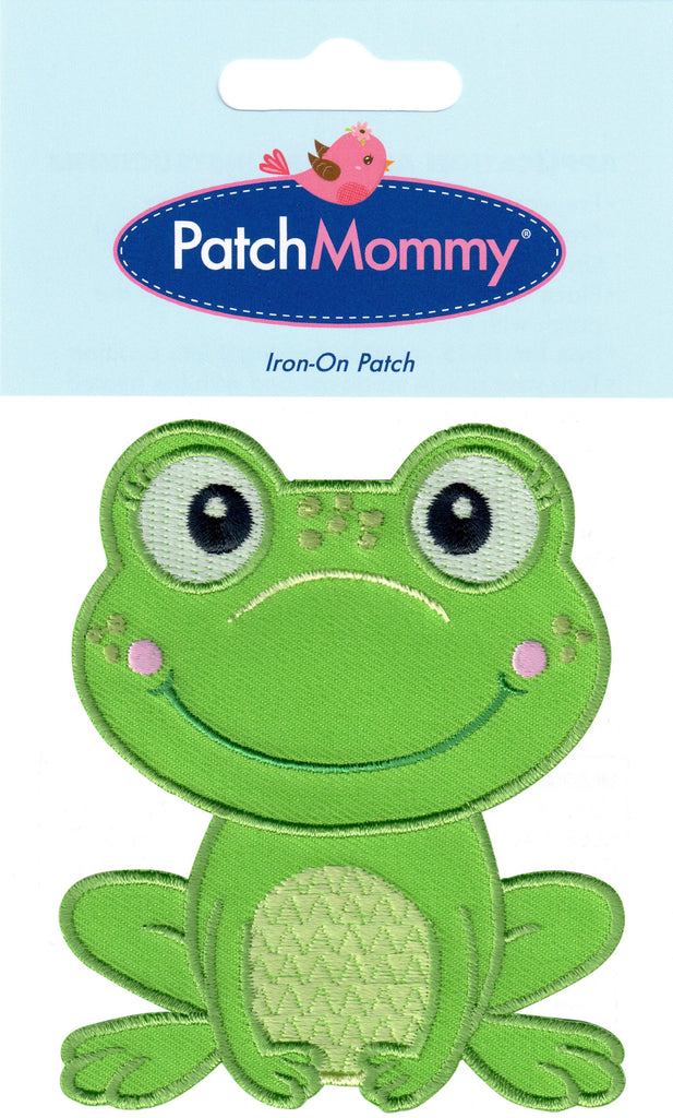 Frog Patch Pvc Girl Frog Iron On Patch - Embroidered Sew On Applique | PatchMommy®
