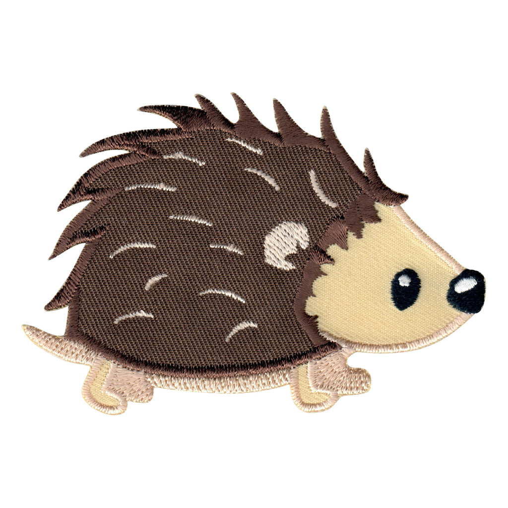 Hedgehog Iron-On Embroidered Appliqué Patch for Kids