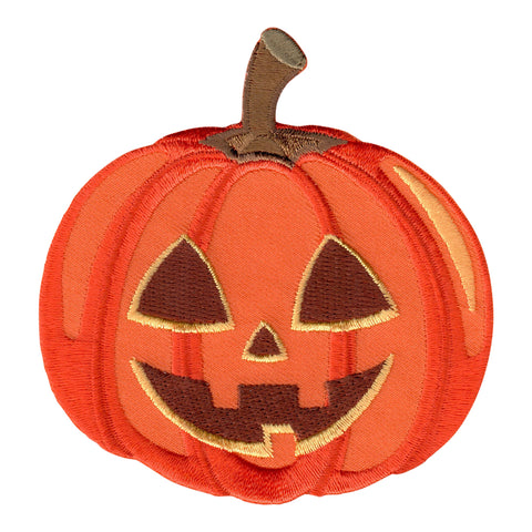 Jack-O'-Lantern Patch - Pumpkin Applique