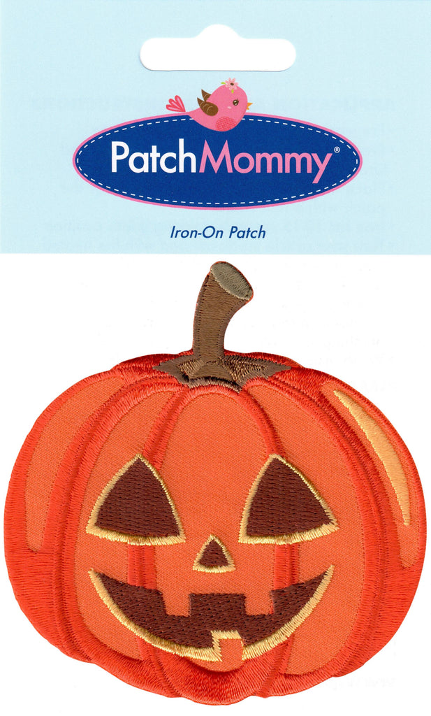 Jack-O'-Lantern Patch - Pumpkin Applique