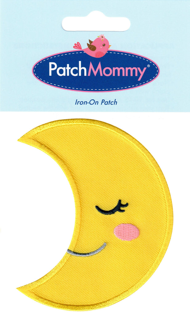 Moon iron on patch embroidered fabric applique