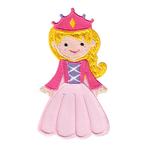 Princess Iron On Patch - Embroidered Sew On Applique for kids