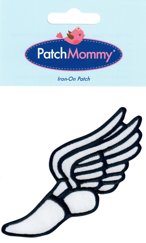 running shoe patch track & field patch running shoe applique track & field appliqué