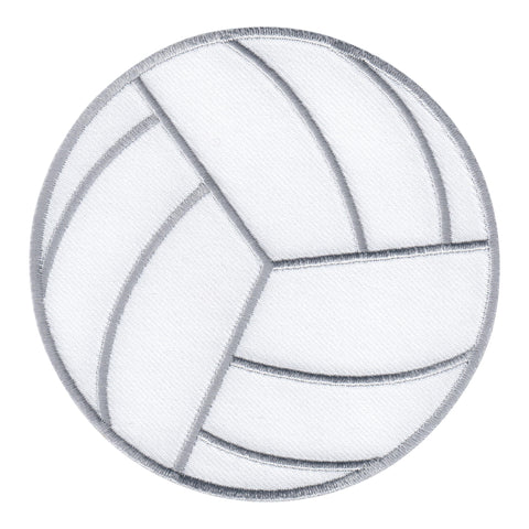 Volleyball Ball Iron-On Patch - Embroidered Appliqué for Kids
